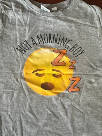 Teeshirt de pyjama emoji garçon 10 ans