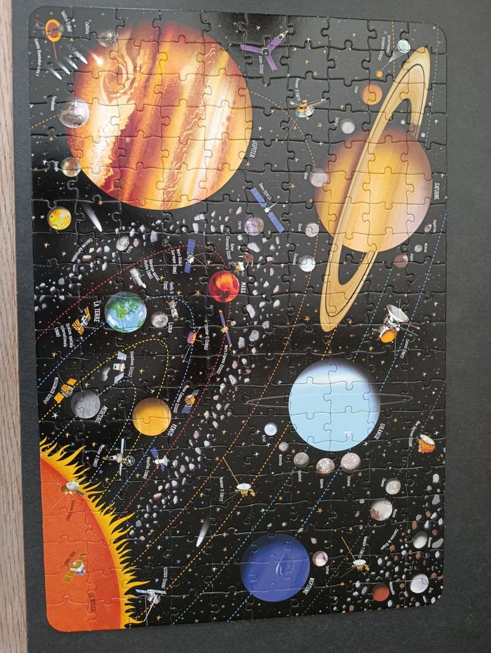 Système solaire livre + puzzle - photo numéro 3