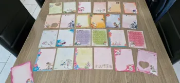 Lot de feuilles diddl