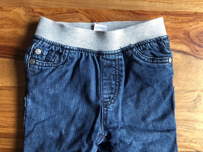 Pantalon dessus jean avec intérieur polaire bébé garçon Tex Baby taille 6 mois - photo numéro 2