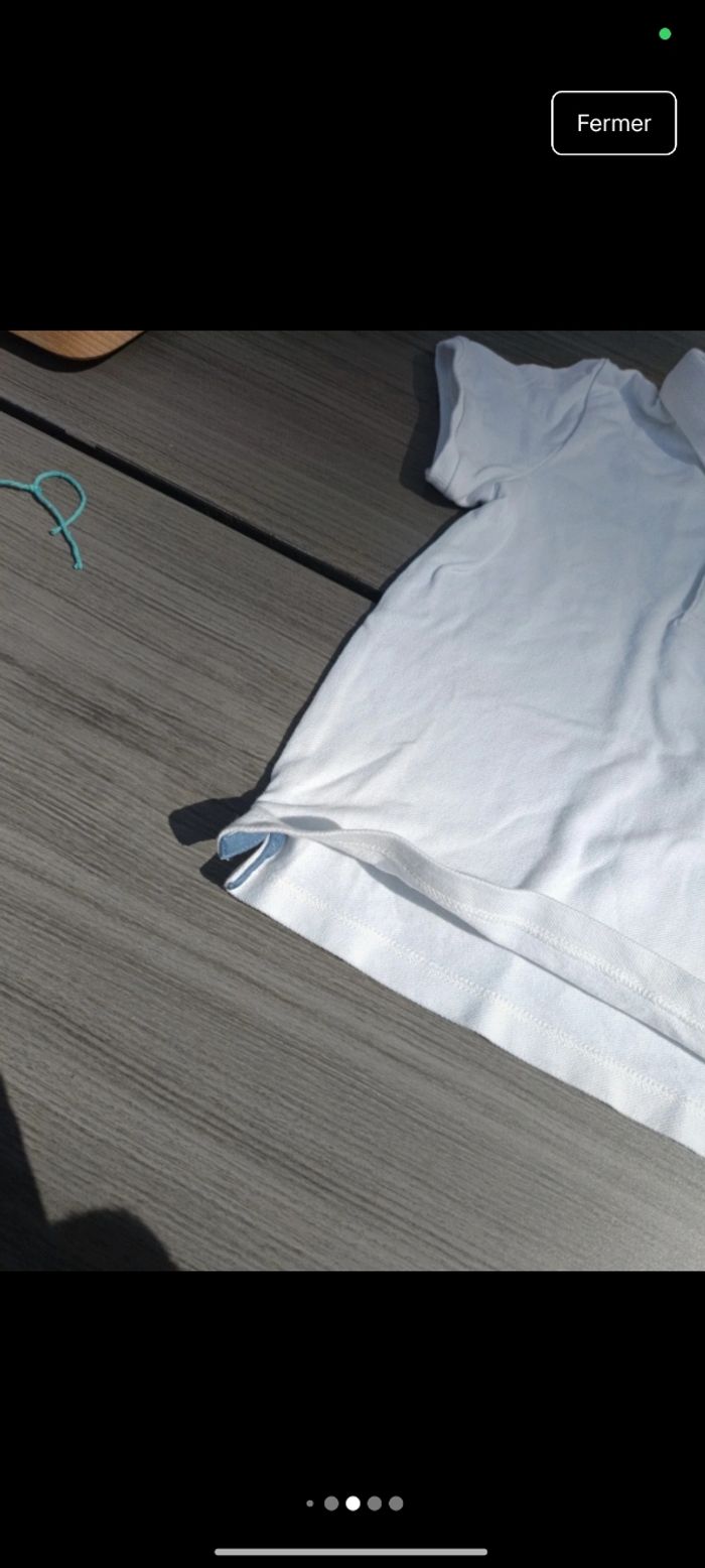 Polo blanc Cadet Rousselle 24 mois - photo numéro 6