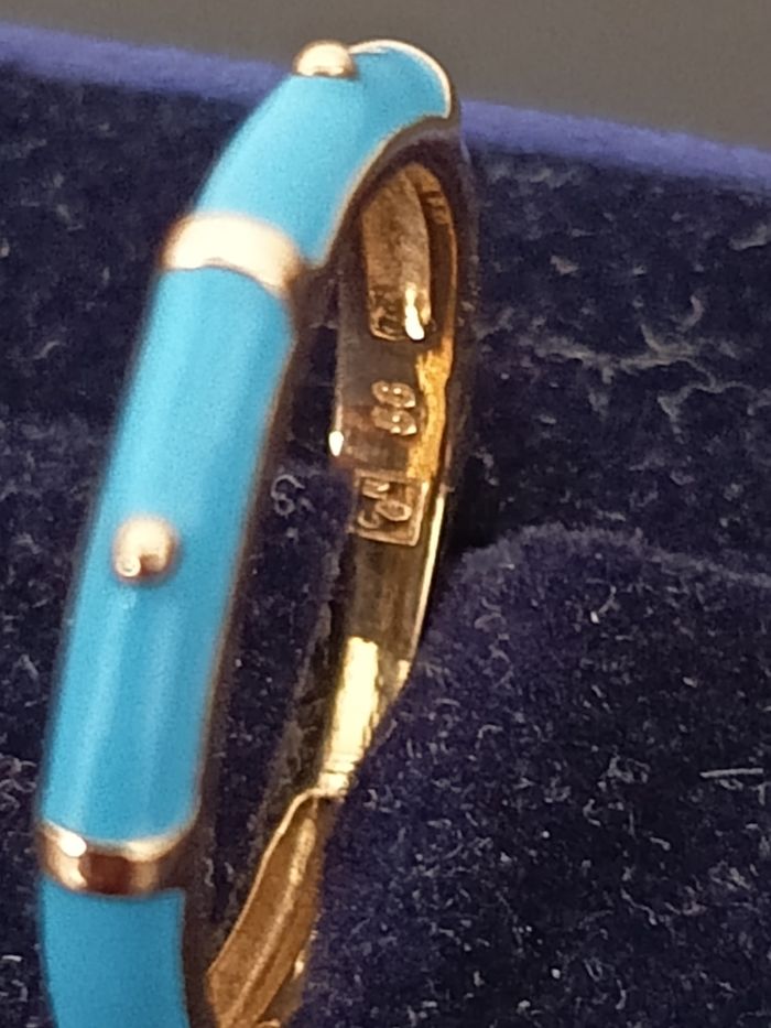 Bague plaqué or. - photo numéro 7