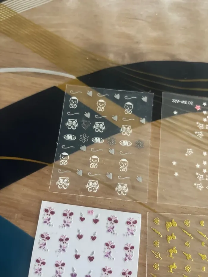 Lots de stickers pour ongles - photo numéro 5