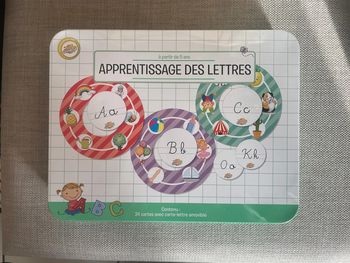 Apprentissage des lettres