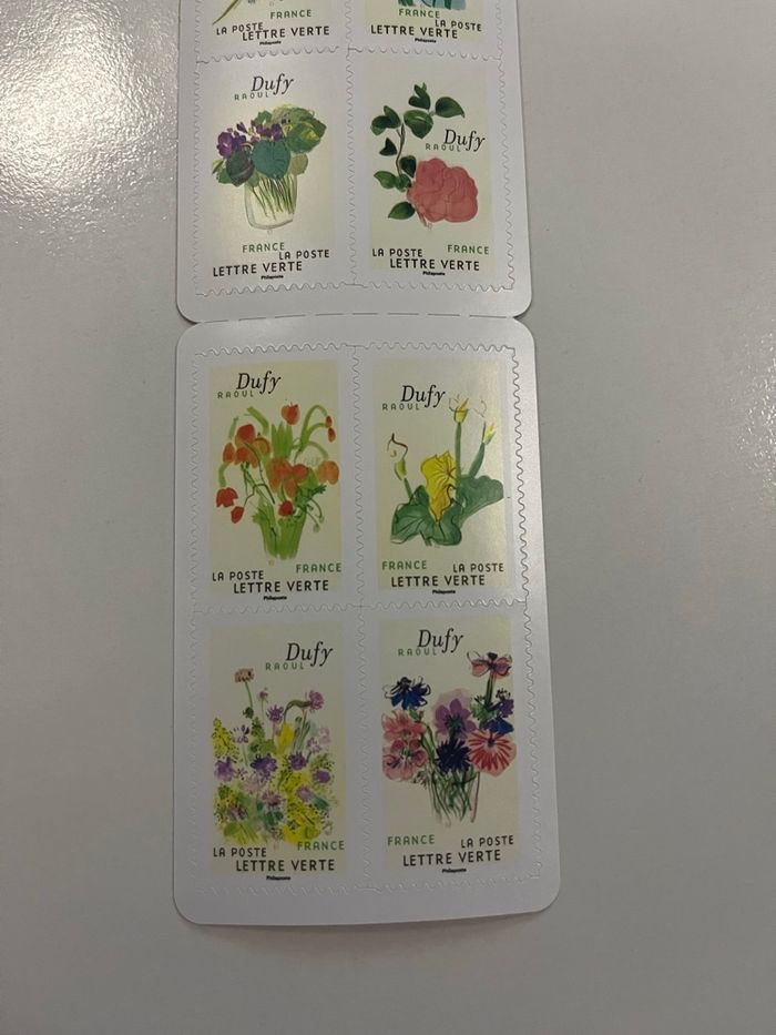 Lot 10 carnets de 12 timbres postal - photo numéro 5