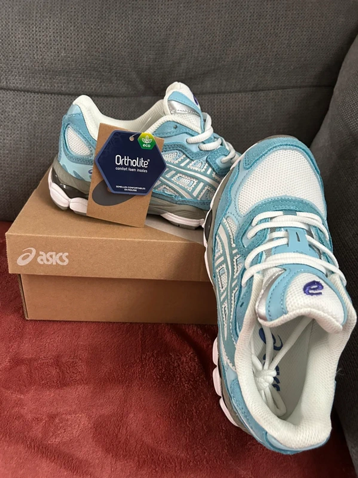 ASICS Gel-Nyc Crème Ciel Arctique 40 - photo numéro 5