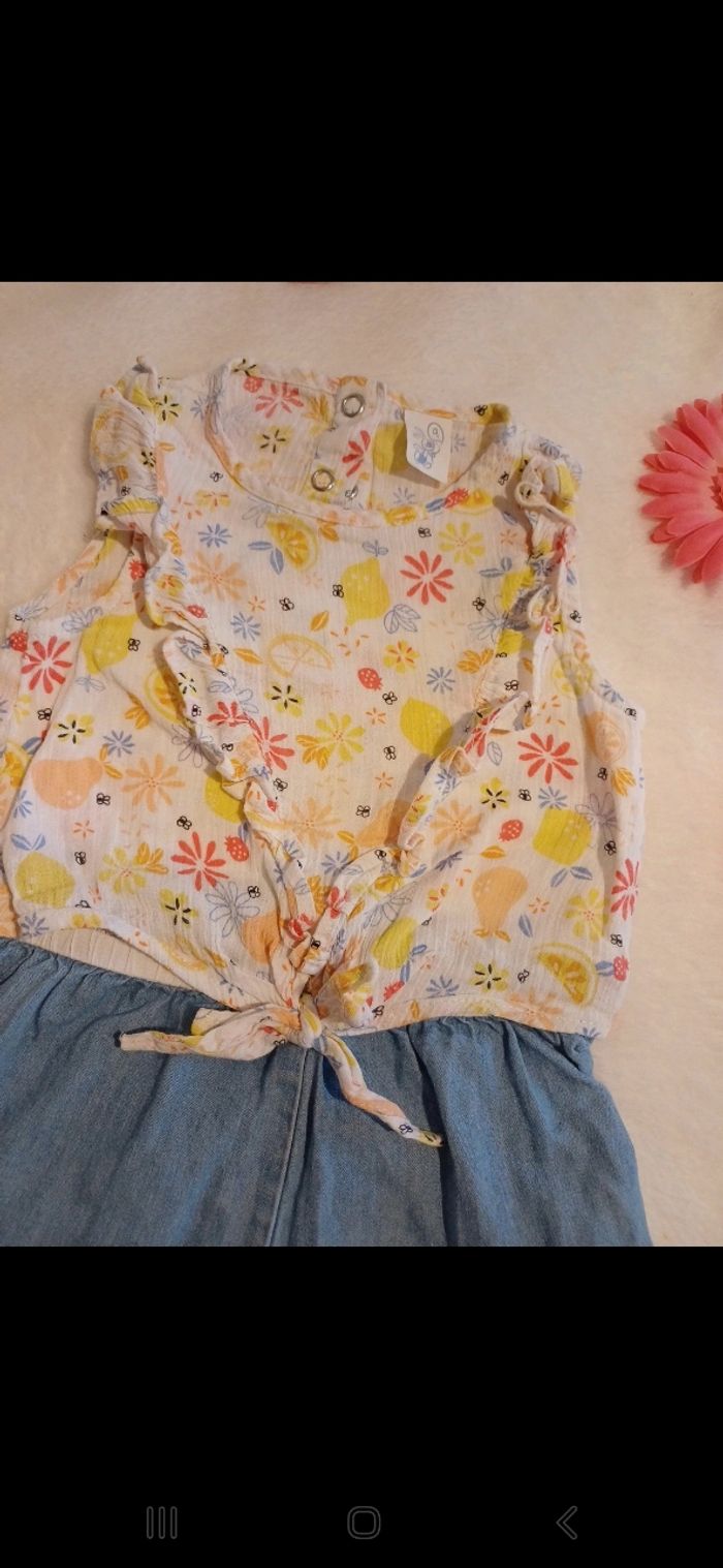 Combinaison d été bébé taille 9 mois - photo numéro 2