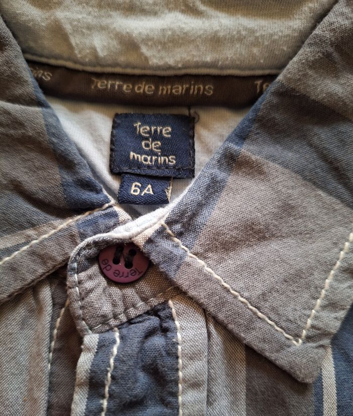 Chemise manches longues Terre de Marins 6 ans - photo numéro 2
