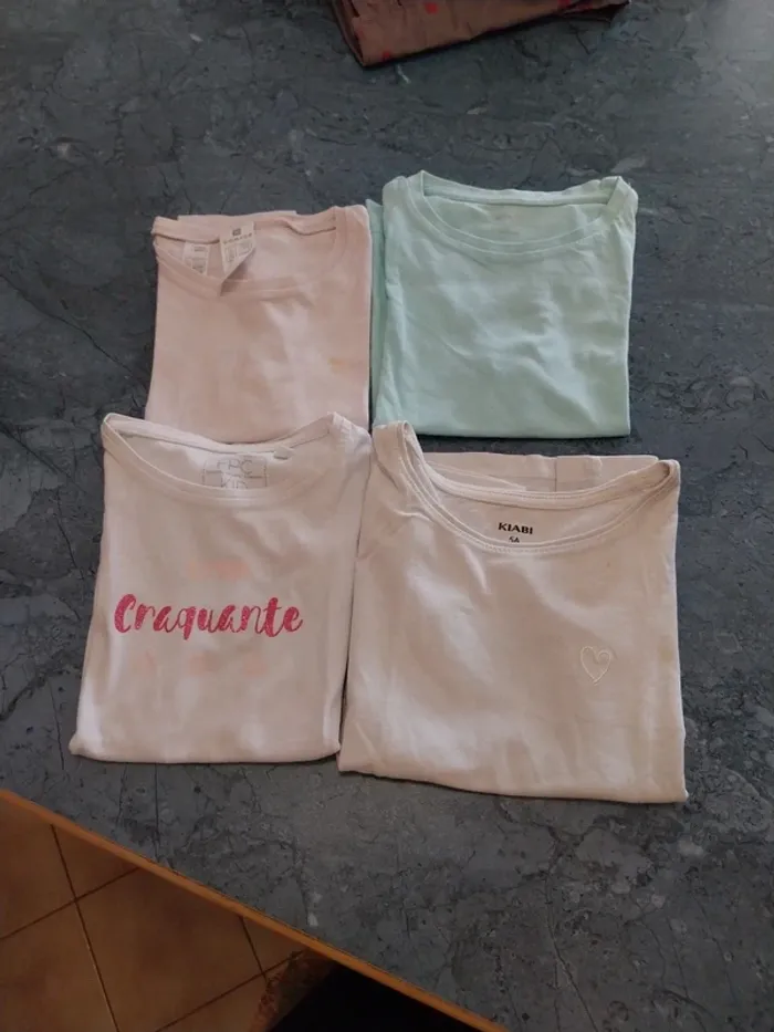 Lot T-shirts manche courte 5ans