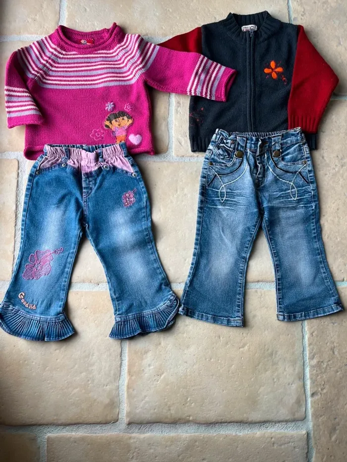 Jeans et hauts