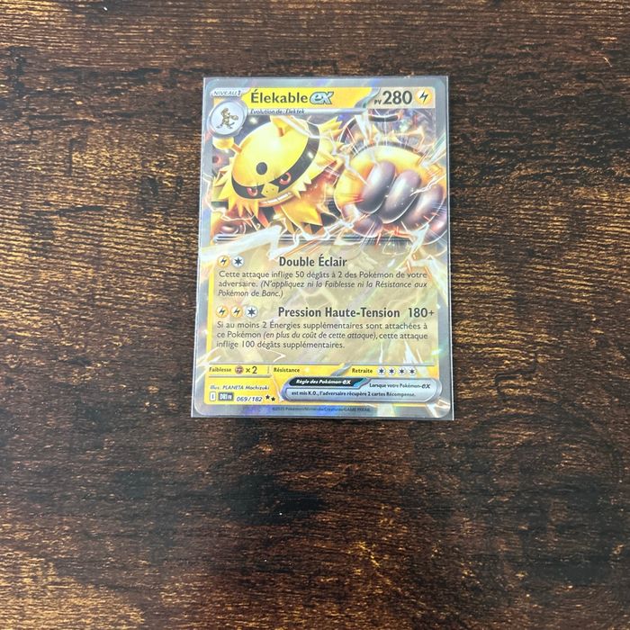 Carte Pokémon - Elekable Ex