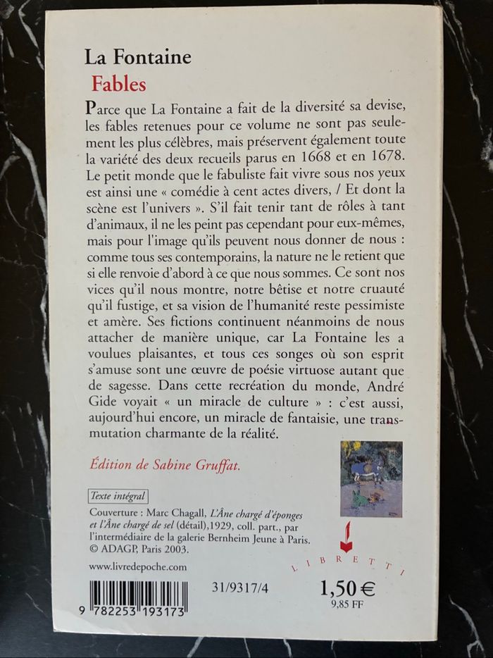 Les Fables de la Fontaine