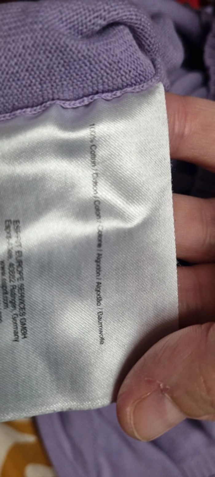 Pull col v lila M EDC - photo numéro 6