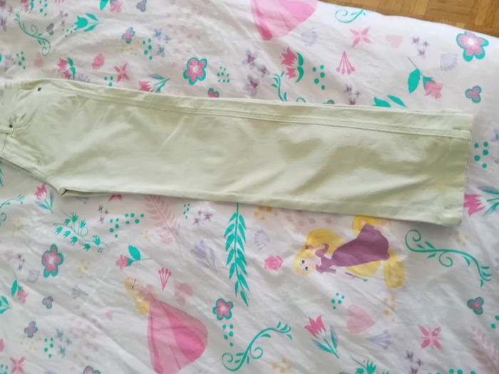 PANTALON ECRU TAILLE XS GOCCO