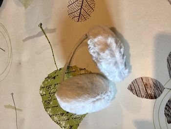 Protége oreilles forme serre tête blanc taille unique 6/10 ans environ