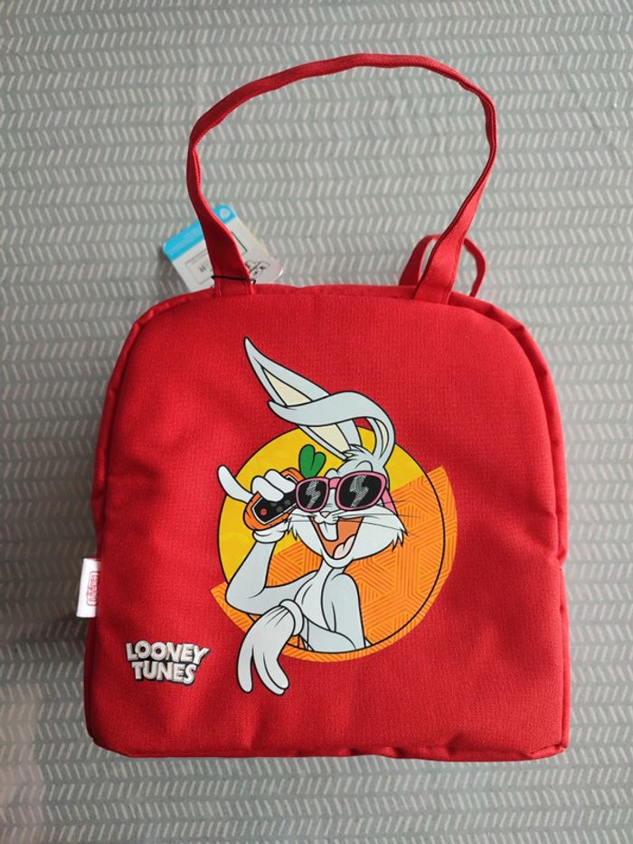 Sac à goûter Bugs Bunny rouge - Looney tunes neuf - photo numéro 2