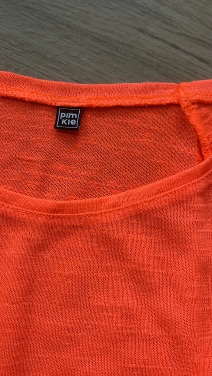 Haut pimkie xs orange flashy - photo numéro 2