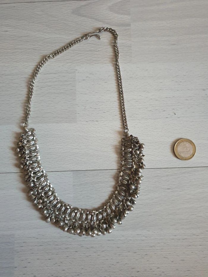 Sublime collier vintage boho chic grelots
