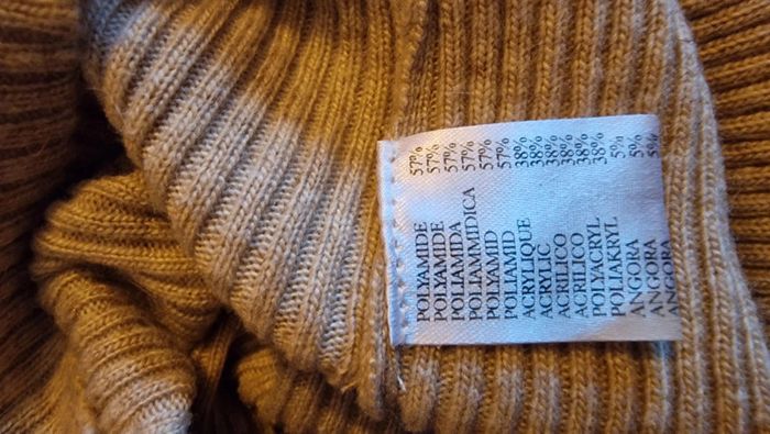 Robe Pull colle roulé marron clair - photo numéro 8