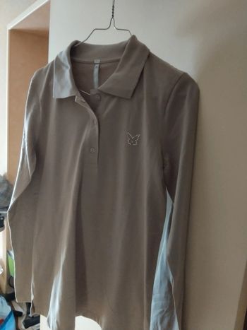 Polo manches longues femme (D34)
