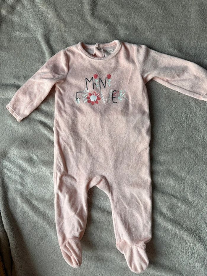 Lot de 5 pyjamas velours 6 mois - photo numéro 4