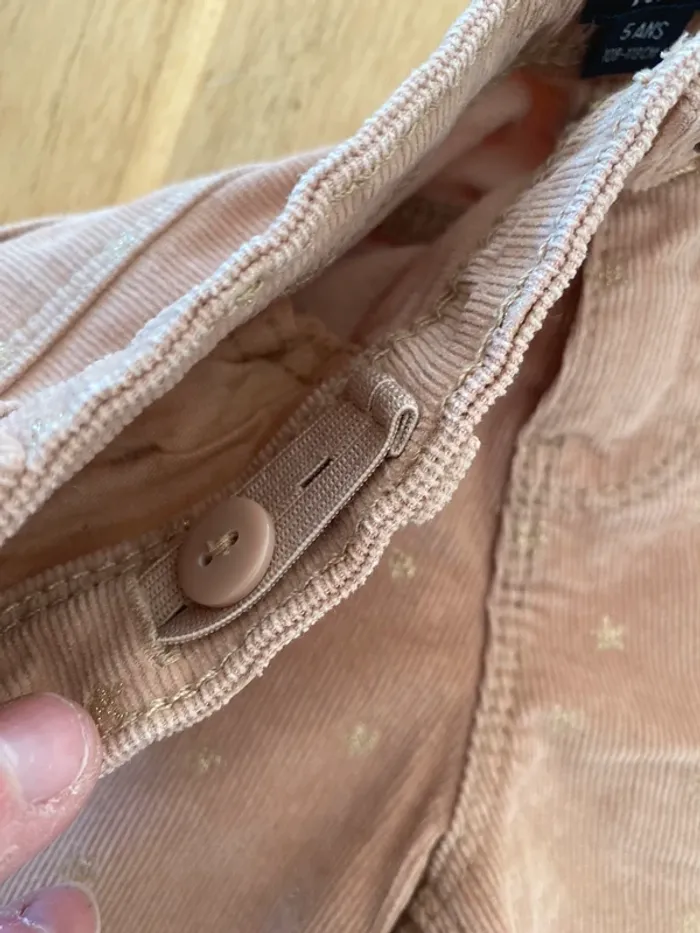 Pantalon slim kiabi rose étoile doré - photo numéro 7