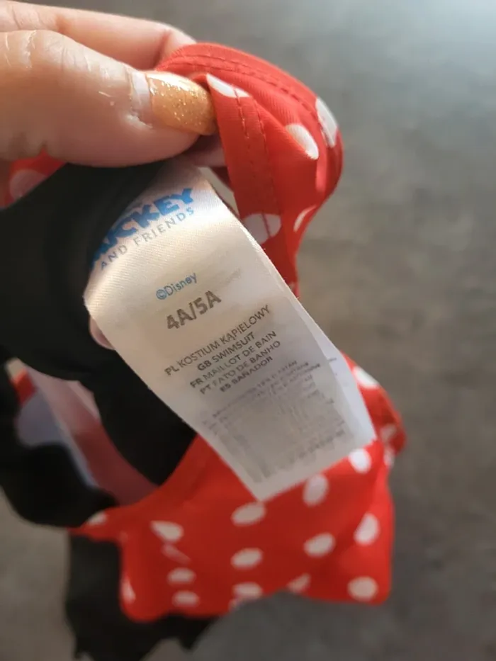 Maillot de bain minnie 4/5 ans - photo numéro 3