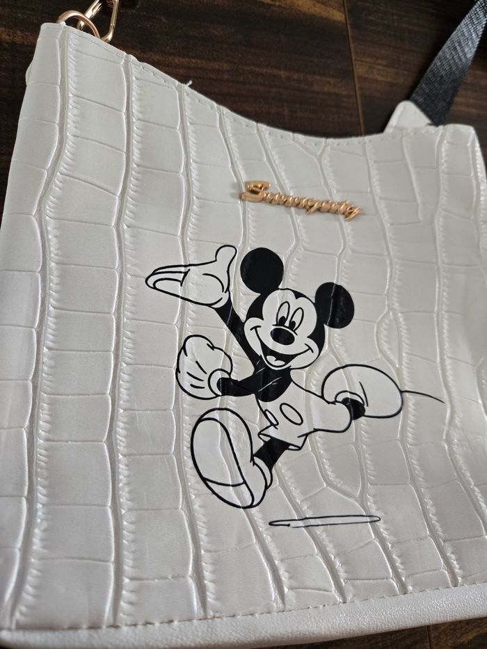Neuf Sac a main sacoche femme disney Mickey blanc - photo numéro 2