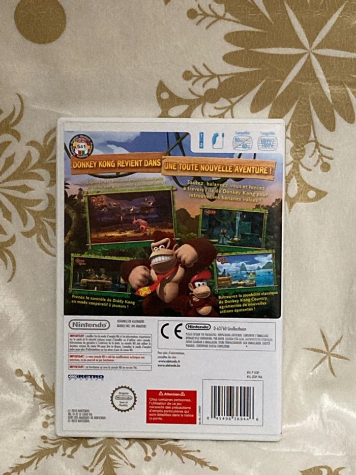 Jeu console wii Donkey Kong returns - photo numéro 2