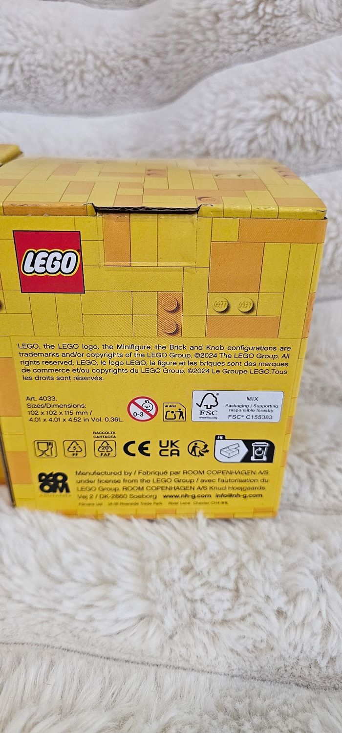 Lot de 2 têtes de rangement Lego mini Neufs - photo numéro 7