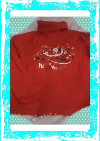 Pull à col roulé de Noël kiabi