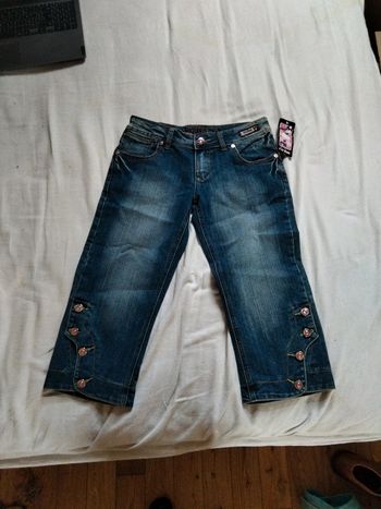 Short en jeans taille 14 ans