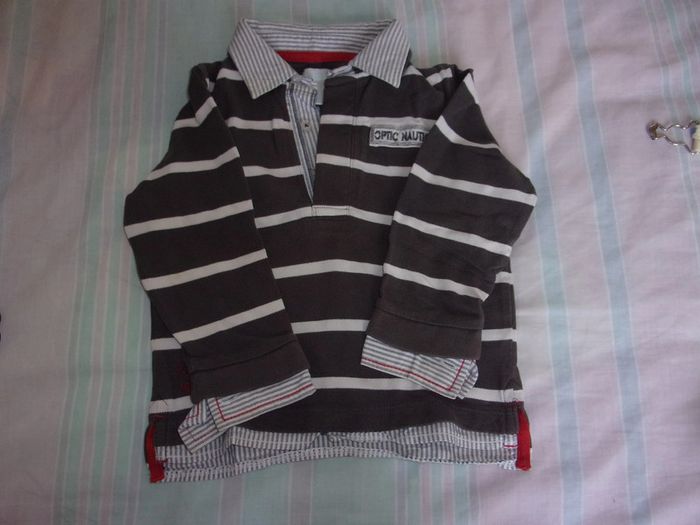 Polo Manches Longues Obaibi Taille 3 Ans