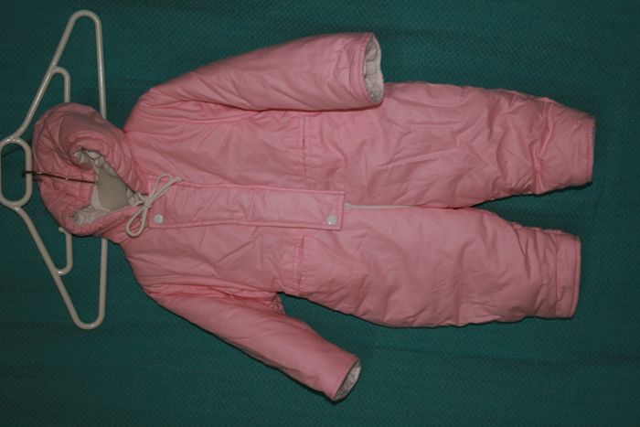 Combinaison pilote hiver fille rose 12 mois Kiabi