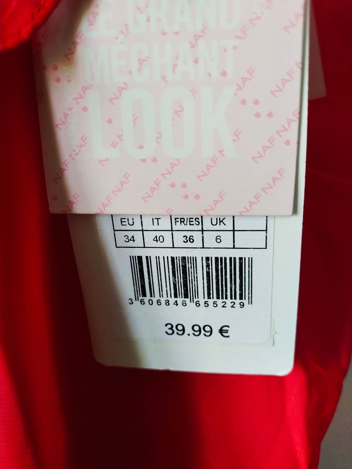 Robe corail Naf Naf taille 36 - photo numéro 3
