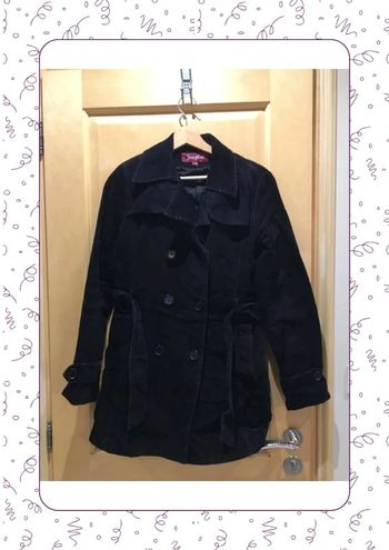 Manteau en velours noir Jennyfer