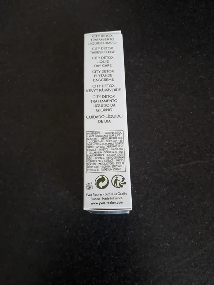 Élixir jeunesse City Detox Soin liquide jour 30ml Yves Rocher neuf sans blister - photo numéro 4