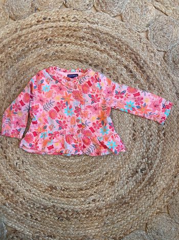 Tee-shirt manches longues fille 12 mois Sergent Major