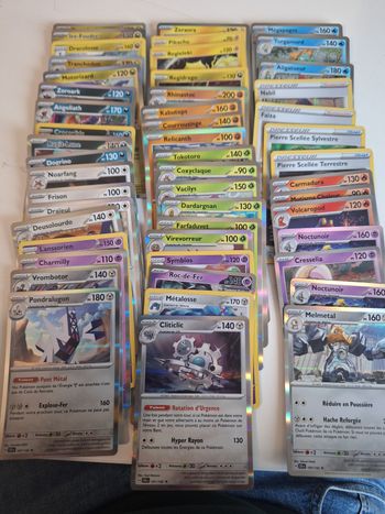 Lots de cartes pokemon