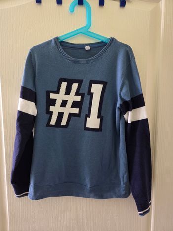 Pull bleu Tex 9-10 ans