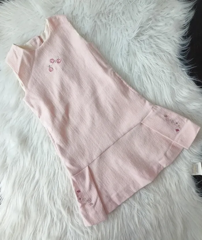 Robe rose pâle Tartine et chocolat 5ans