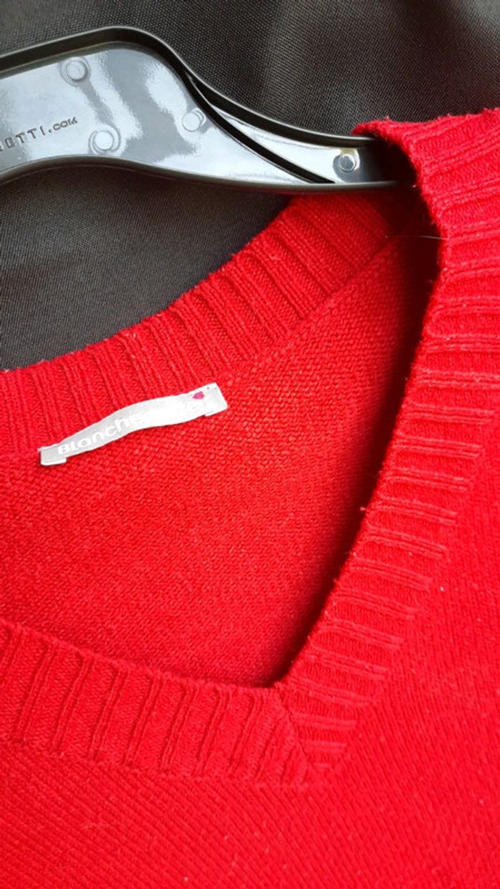 Pull rouge T38/40 - photo numéro 2