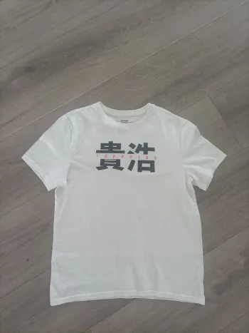 T-shirt imprimé Japonais en coton