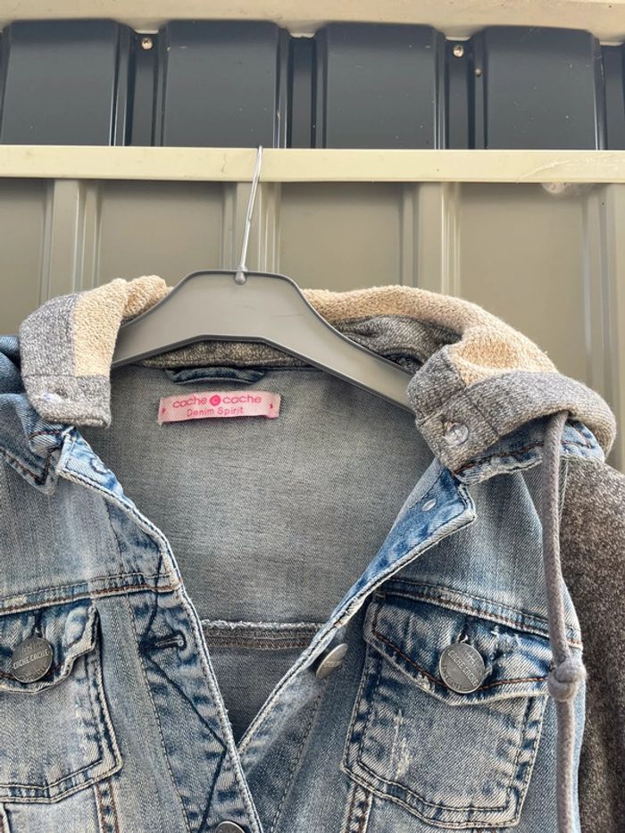 veste en jean à capuche Cache-Cache - photo numéro 2