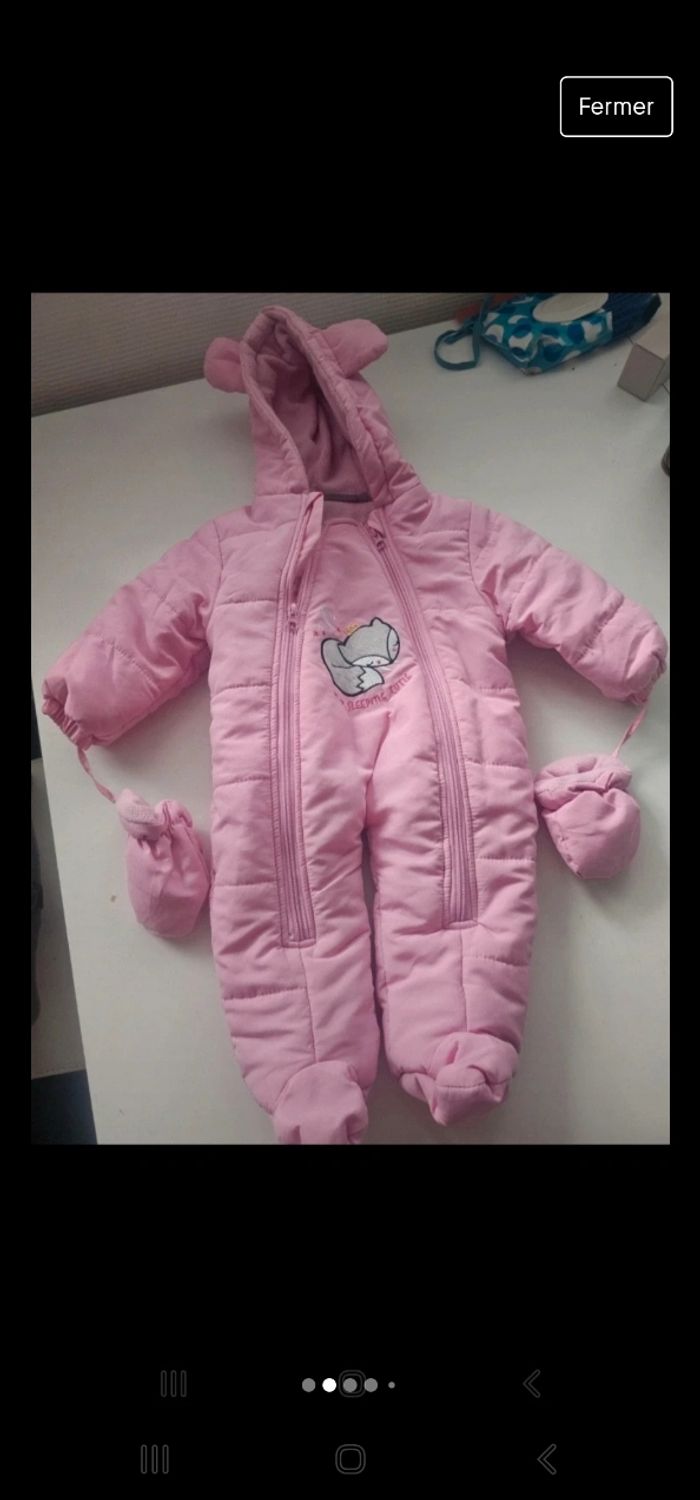 Lot manteau combi fille - photo numéro 2