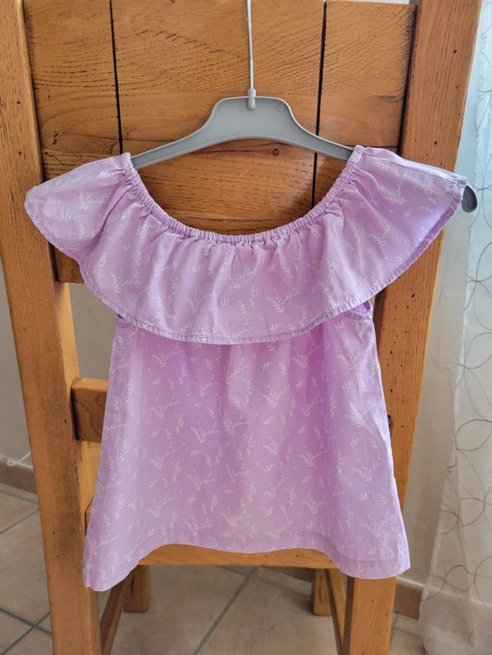 Blouse à grand col, en 7-8 ans - photo numéro 2
