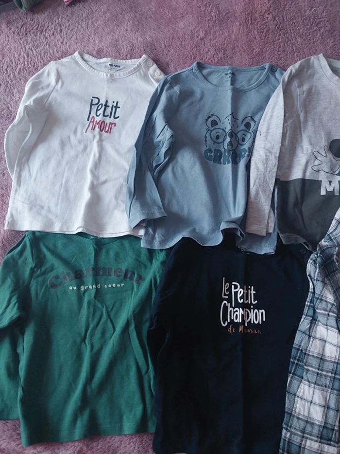 5 haut manche longue et 1 chemise - photo numéro 2