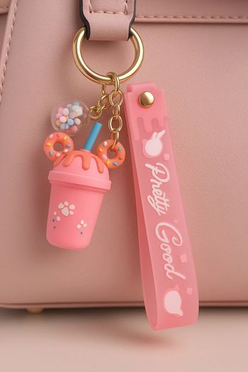 Porte clés glace Mickey rose