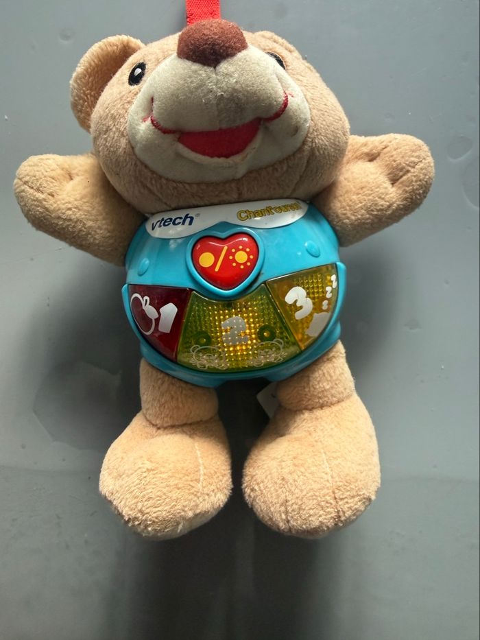 Vtech Baby Chant'Ourson brun musical lumineux doudou hochet à accrocher - photo numéro 8