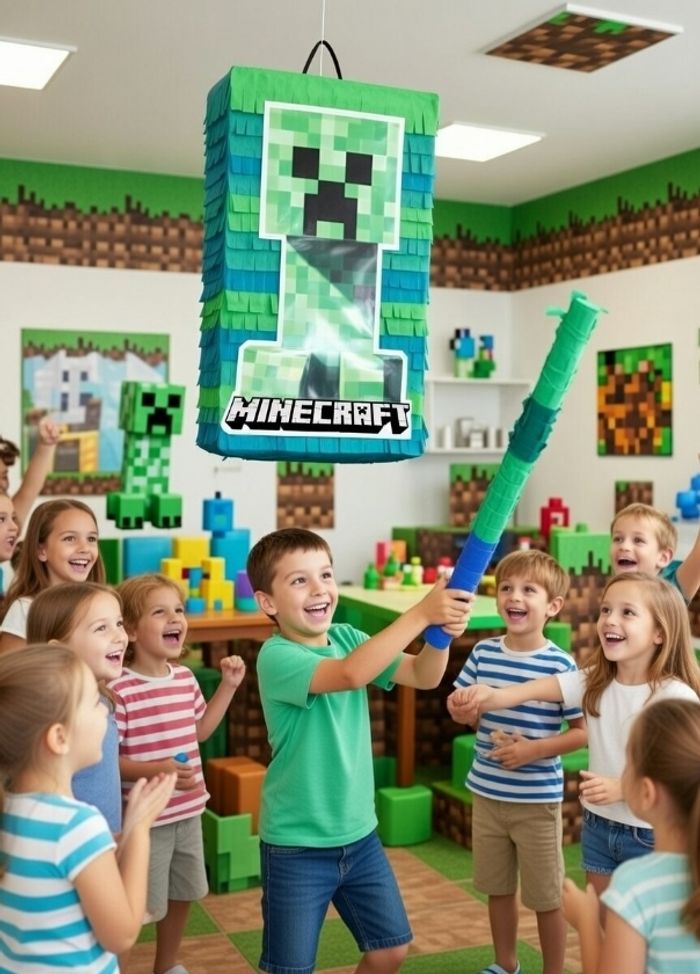 Minecraft creeper, TNT Pinata - photo numéro 7